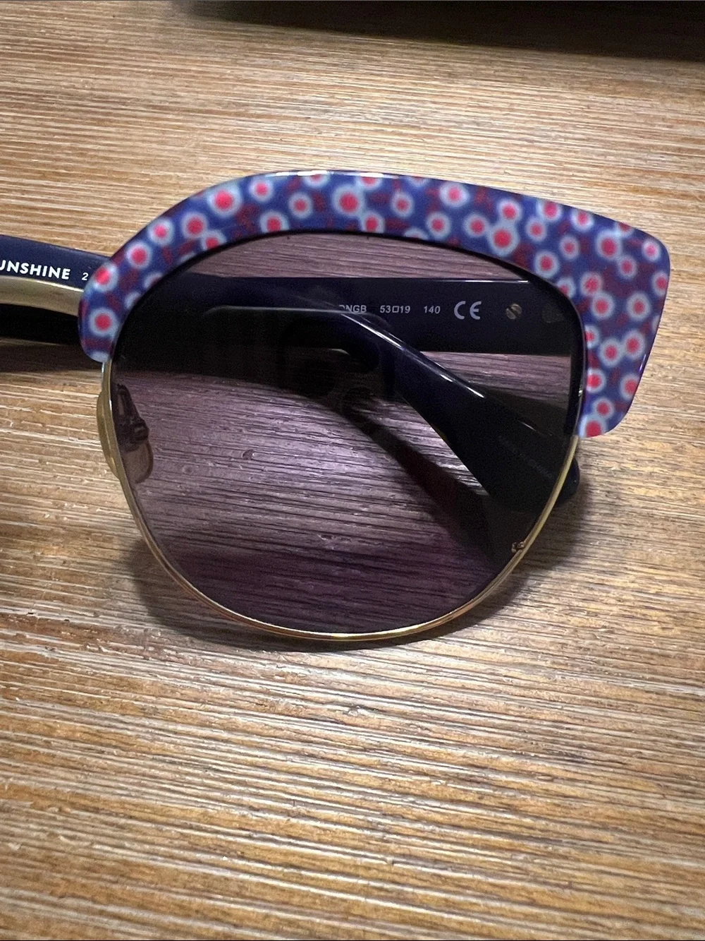 kate spade floral cat-eye sunglasses